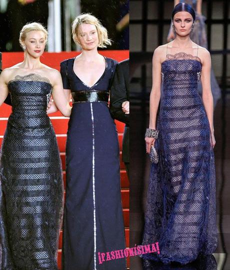 look para Julianne Moore Chanel #Cannes2014 Wasikowska Louis Vuitton)