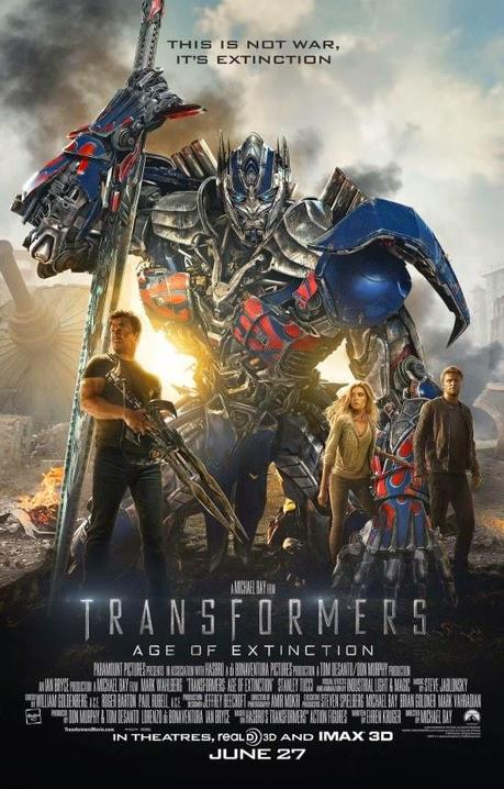 Mark Wahlberg y su sable pistola protagonizan el nuevo póster de 'Transformers: La Era de la Extinción'