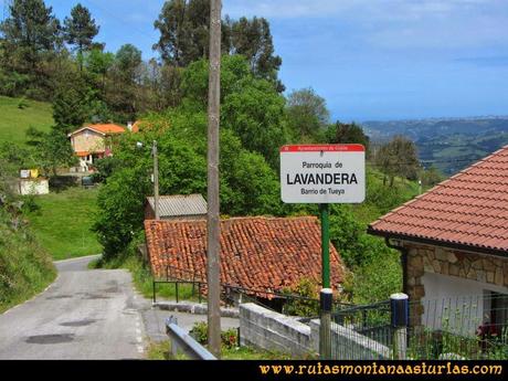 Senda Verde Camocha - Pico Sol - Piles: Bajando por Lavandera hacia La Vega