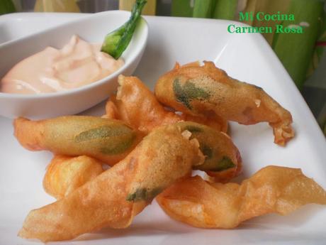 LANGOSTINOS CRUJIENTES CON ALBAHACA LANGOSTINOS CRUJIENTES CON ALBAHACA