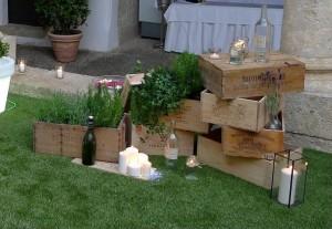 Decoración rústica para bodas. Detalles con encanto cajas 2
