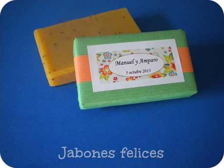 Jabones felices para una boda muy especial Jabones felices para una boda muy especial