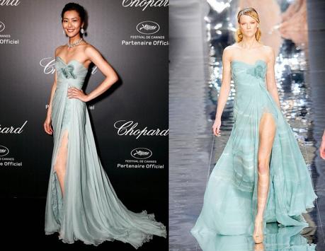 Elie Saab Couture in Chopard Dinner, Cannes 2014