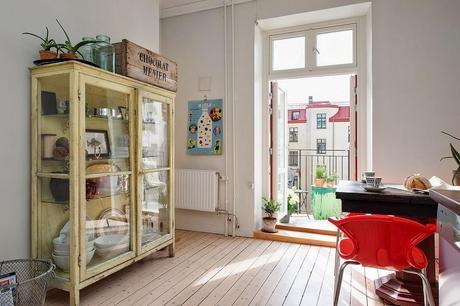 APARTAMENTO DE ESTILO NÓRDICO CON ELEMENTO DE RECICLAJE Y ANTICUARIO APARTAMENTO DE ESTILO NÓRDICO CON ELEMENTO DE RECICLAJE Y ANTICUARIO