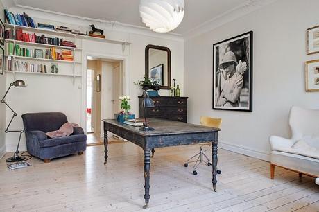 APARTAMENTO DE ESTILO NÓRDICO CON ELEMENTO DE RECICLAJE Y ANTICUARIO APARTAMENTO DE ESTILO NÓRDICO CON ELEMENTO DE RECICLAJE Y ANTICUARIO