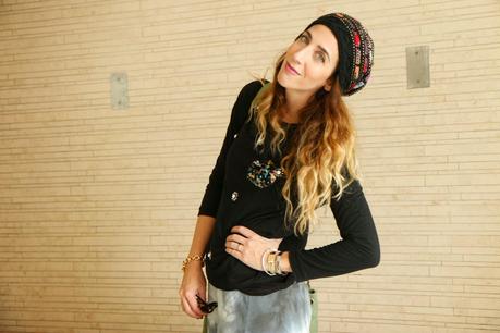 Gorro y Maxi falda Gorro y Maxi falda