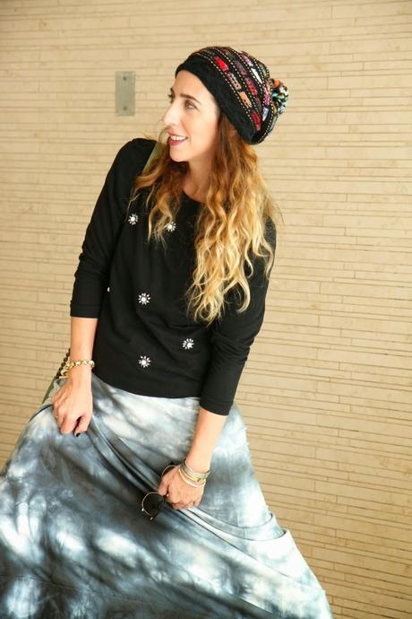 Gorro y Maxi falda Gorro y Maxi falda