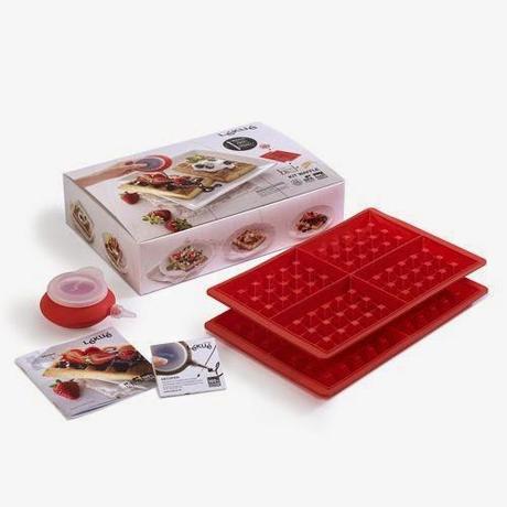 Gofres de fresa y chocolate - Sorteo Lékué Gofres de fresa y chocolate - Sorteo Lékué