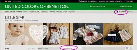 De compras en Benetton para los peques