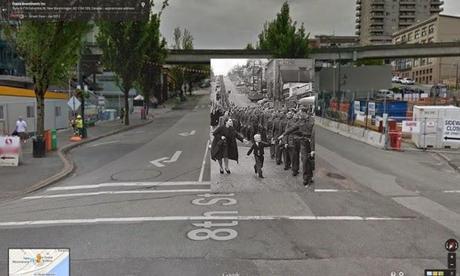 La Segunda Guerra Mundial a través de Google Street View