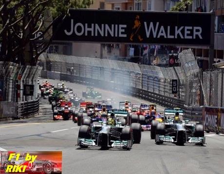 SEGUNDO PREVIO DEL GP DE MONACO 2014 - LUCHA DE PELICULA ENTRE BACHES Y GUARDARRIELES SEGUNDO PREVIO DEL GP DE MONACO 2014 - LUCHA DE PELICULA ENTRE BACHES Y GUARDARRIELES