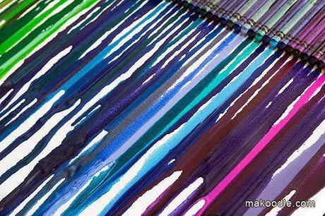 Cuadro hecho con ceras de colores Cuadro hecho con ceras de colores