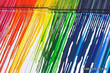 Cuadro hecho con ceras de colores Cuadro hecho con ceras de colores