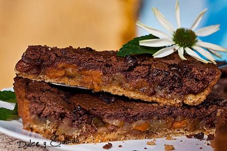 TARTA DE FRUTAS CON STREUSEL DE CHOCOLATE TARTA DE FRUTAS CON STREUSEL DE CHOCOLATE