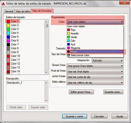 Como crear nuevo estilo de trazado en Autocad. Parte 2 Como crear nuevo estilo de trazado en Autocad. Parte 2