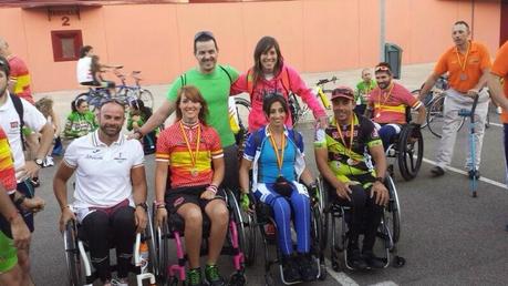 Subcampeona de España en el Campeonato de España de Ciclismo Adaptado en Ciudad Real