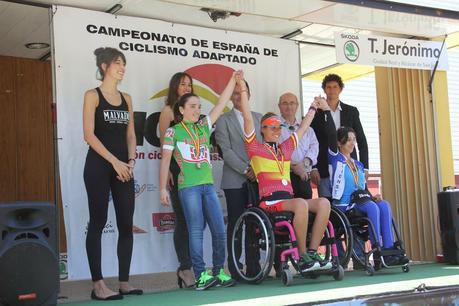 Subcampeona de España en el Campeonato de España de Ciclismo Adaptado en Ciudad Real