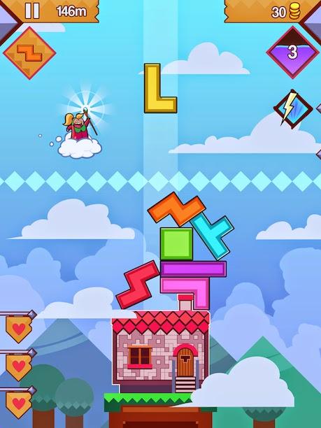 Construye la torre más alta con piezas de Tetris en el próximo 99 Bricks Wizard Academy para iOS Construye la torre más alta con piezas de Tetris en el próximo 99 Bricks Wizard Academy para iOS