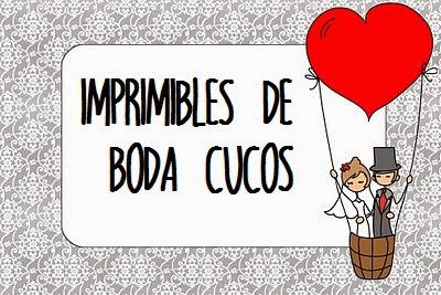 Imprimibles de boda cucos Imprimibles de boda cucos