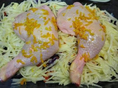 Pollo a la naranja Pollo a la naranja