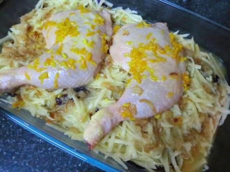 Pollo a la naranja Pollo a la naranja