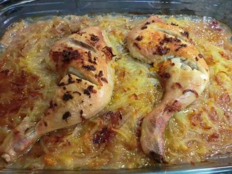 Pollo a la naranja Pollo a la naranja