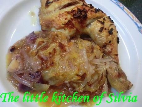 Pollo a la naranja Pollo a la naranja