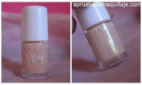 Pink Box de mayo de Etude House Esmalte de uña play texture sugar powder nails de Etude House tono 193
