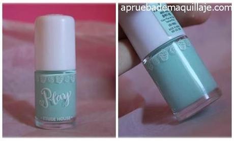 Pink Box de mayo de Etude House Esmalte de uña play texture sugar powder nails de Etude House tono 194