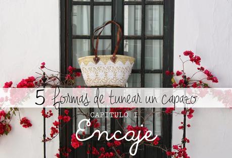 5 formas de tunear un capazo: ENCAJE 5 formas de tunear un capazo: ENCAJE