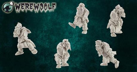 Orc Suicide Bombers Squad de Werewoolf Miniatures