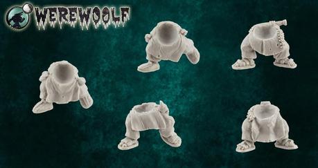 Orc Suicide Bombers Squad de Werewoolf Miniatures