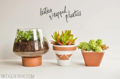 TRES TUTORIALES DE TIESTOS CON DETALLES DE CUERO TRES TUTORIALES DE TIESTOS CON DETALLES DE CUERO