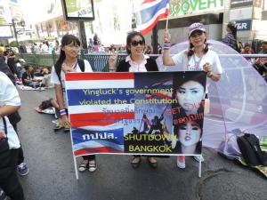 Seis meses de protestas contra el gobierno tailandés precedieron al golpe de estado / Flickr