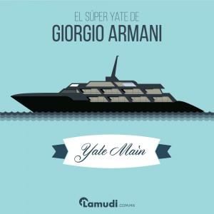 Las lujosas residencias de los diseñadores de moda más importantes yate-armani
