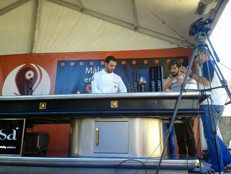 Los show-cookings todo un éxito en el arranque del Málaga Food & Wine