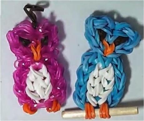 Cómo hacer un buho con gomas Cómo hacer un buho con gomas