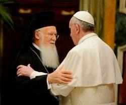 Declaración común del Papa Francisco y del Patriarca Ecuménico Bartolomé I Declaración común del Papa Francisco y del Patriarca Ecuménico Bartolomé I