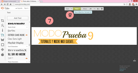 #14 Crear cabecera para el blog con picmonkey