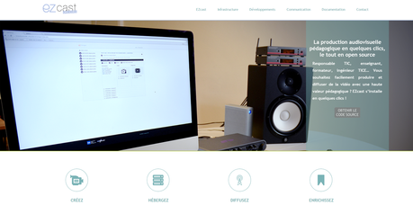 EZcast. Herramienta de código abierto para producción audiovisual educativa EZcast. Herramienta de código abierto para producción audiovisual educativa