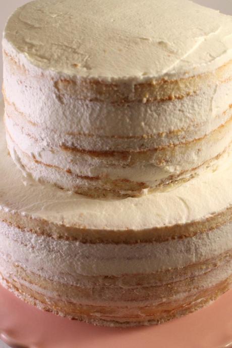 Naked cake para la Primera Comunión de Cristina