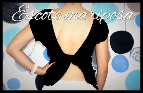 DIY Camiseta con escote de mariposa en la espalda DIY Camiseta con escote de mariposa en la espalda