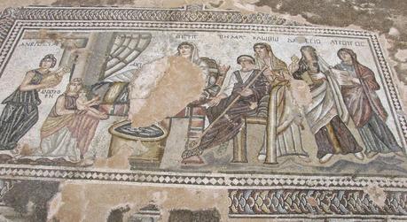 Chipre - Pafos - Mosaico de la casa de Teseo