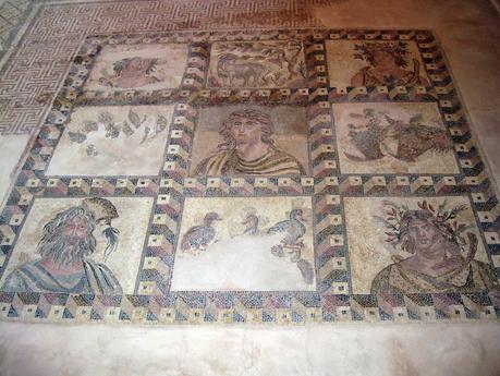 Chipre - Pafos - Mosaico de la casa de Dionisos