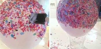 Cómo hacer un cuenco con confeti Cómo hacer un cuenco con confeti