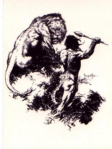 Fusilando sin piedad: Frazetta after Burian