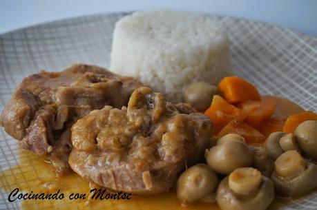 Osobuco de pavo en olla express Osobuco de pavo en olla express