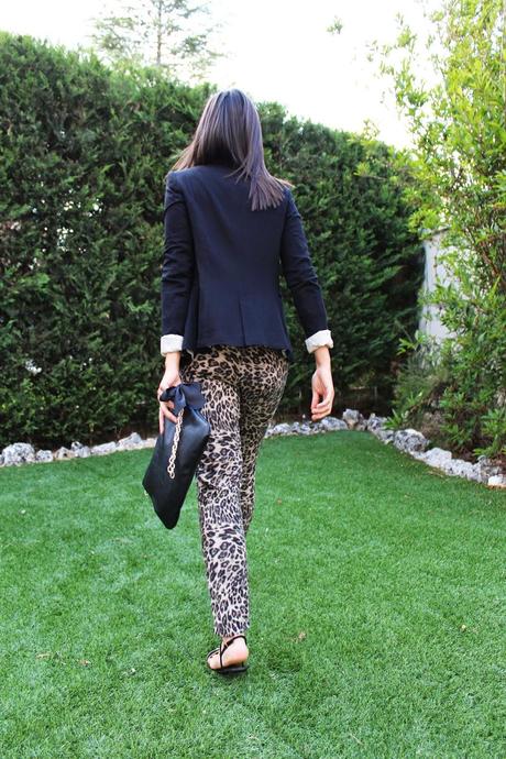 Black on leopard Black on leopard