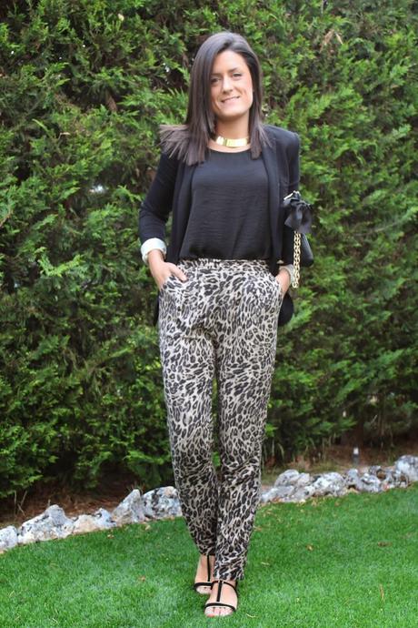 Black on leopard Black on leopard