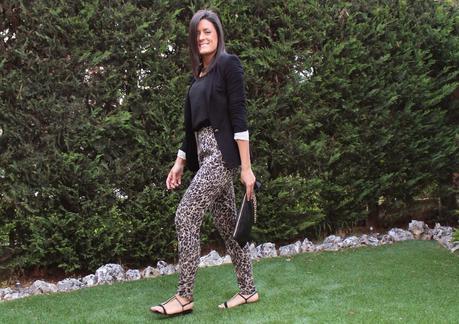 Black on leopard Black on leopard